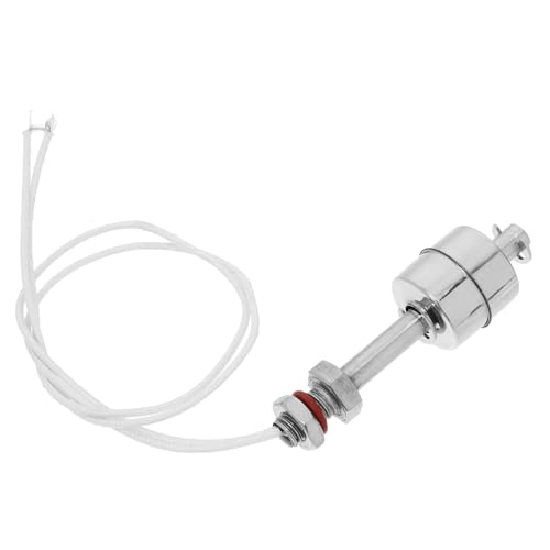INOOMP Edelstahl Schwimmerschalter Wasserstandsensor Vertikaler Flüssigkeitsstandschalter für Wasserpumpen Pools Teiche Zuverlässiger Tank Füllstandsmelder Installieren von INOOMP