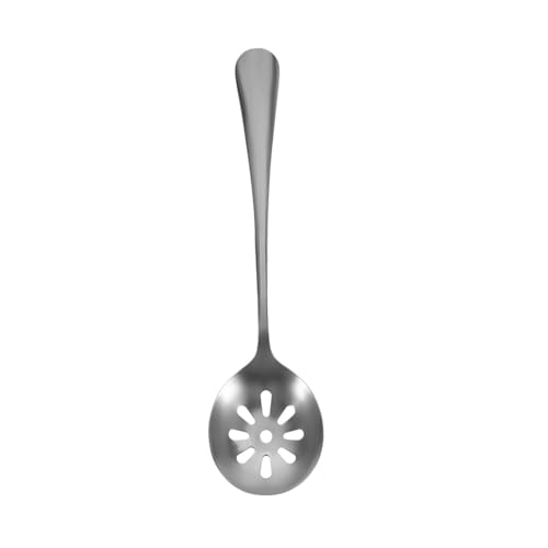 INOOMP Edelstahl Sieblöffel Kleine Küchenhelfer Haushalt Servierlöffel Ergonomisch Leicht Tragbar Für Restaurant Party Bankett von INOOMP