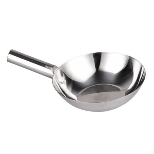 INOOMP Edelstahl Suppenkelle mit Dickem Einteiligem Griff Langlebiger Schöpflöffel für Küche und Gastronomie Rostfrei Formstabil Komfortabel für Suppen und Wasser Schöpfen von INOOMP