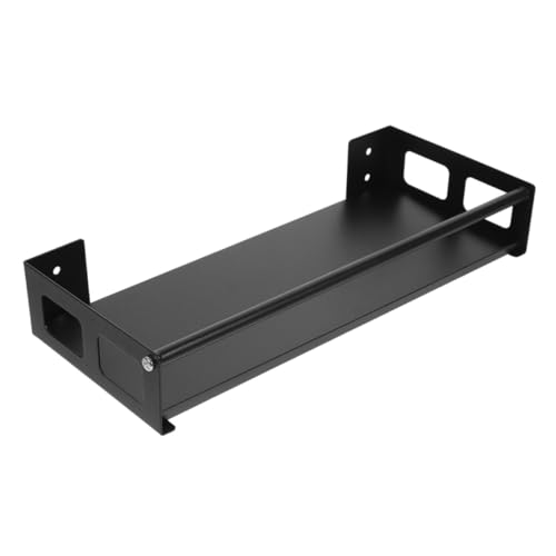 INOOMP Edelstahl Wandmontiertes Gewürzregal Schwarz mit Abnehmbarem Tablett Platzsparender Küchen Organizer für Gewürzaufbewahrung für Profi Hobbyköche von INOOMP