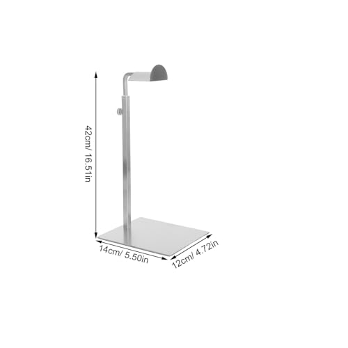 INOOMP Einstellbarer Handtaschenständer aus Edelstahl Verstellbarer Purse Holder Stand für Tischplatten Dekorativer Taschenhalter für Ladengeschäfte Organizer Display Rack mit von INOOMP