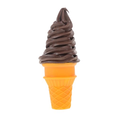 INOOMP Eismodell Creme Dekorationen Scoop künstliche Eisportionierer Mini Zapfen gefälschtes auf dem Tisch mit Requisiten Multifunktions-Eisdekor dekoratives Eisdekor PVC Kaffee von INOOMP