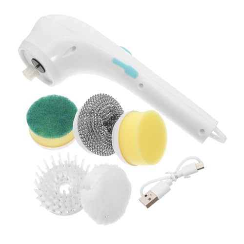 INOOMP Elektrische Reinigungsbürste Kabelloser Power Scrubber mit Austauschbaren Bürstenköpfen für Bad Fliesen Küche Leicht und Effizient INOOMP Elektrische Reinigungsbürste Kabelloser Power Scrubber mit Austauschbaren Bürstenköpfen für Bad Fliesen Küche Leicht und Effizient von INOOMP