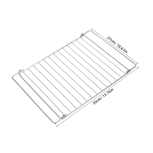 INOOMP Elektrisches Backofen Grillgitter aus Rostfreiem Edelstahl Hitzebeständig und Leicht Verstellbares Bbq Grillrost für Backofen und Holzkohlegrill Praktisches Grillnetz für INOOMP Elektrisches Backofen Grillgitter aus Rostfreiem Edelstahl Hitzebeständig und Leicht Verstellbares Bbq Grillrost für Backofen und Holzkohlegrill Praktisches Grillnetz für von INOOMP