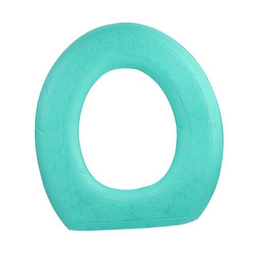 INOOMP Eva Selbstklebender Wc Sitzbezug Gepolstert Atmungsaktiv Toilettensitzring Passend für Standardtoiletten Tragbar Wiederverwendbar von INOOMP