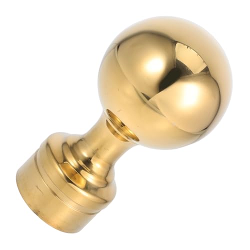 INOOMP Fahnenmast Dekorative Kugel Wimpel Ornament Mastkappe Fahnenmast Dekorationen Ersatz Wimpel Topper Fahnenmasten Topper Dekor Kopf Flagge Edelstahl Golden von INOOMP