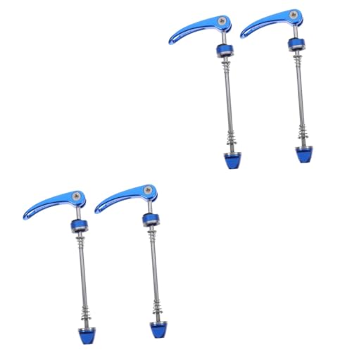 INOOMP 2paare Schnellspannachse Für Mountainbikes Leichte Und Tragbare Für Schnelle Reparaturen Blau Zubehör Für Rennrad Und von INOOMP