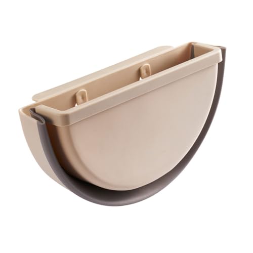 INOOMP Faltbarer Wandmontierter Mülleimer Beige Kompakter Abfalleimer für Küche Auto und Bad Geruchsneutraler Kunststoff Abfallsammler Platzsparender Müllbehälter für Haushalt und INOOMP Faltbarer Wandmontierter Mülleimer Beige Kompakter Abfalleimer für Küche Auto und Bad Geruchsneutraler Kunststoff Abfallsammler Platzsparender Müllbehälter für Haushalt und von INOOMP