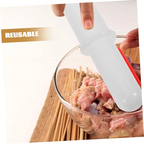 INOOMP Fleischwolf Stopfer aus Langlebigem Kunststoff Praktisches Küchenwerkzeug zum Einfachen Nachschieben von Hackfleisch Multifunktionaler Tamper für Fleisch und Teig Vielseitig INOOMP Fleischwolf Stopfer aus Langlebigem Kunststoff Praktisches Küchenwerkzeug zum Einfachen Nachschieben von Hackfleisch Multifunktionaler Tamper für Fleisch und Teig Vielseitig von INOOMP