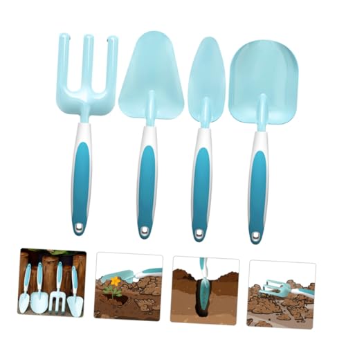 INOOMP Gartenwerkzeug Set Stabile Metall Gartengeräte für Mädchen und Jungen Spielerisch Gärtnern Naturerlebnis Outdoor Pflanzwerkzeug Leicht und Langlebig von INOOMP