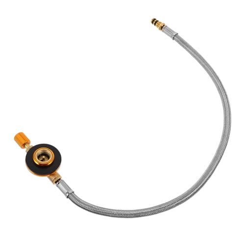 INOOMP Gas Schlauchverlängerung mit Regler Schnellanschluss Adapter für Gasgrill und Wohnmobil Langlebiger Gasschlauch für Outdoor Kochen Camping Bbq Zubehör von INOOMP