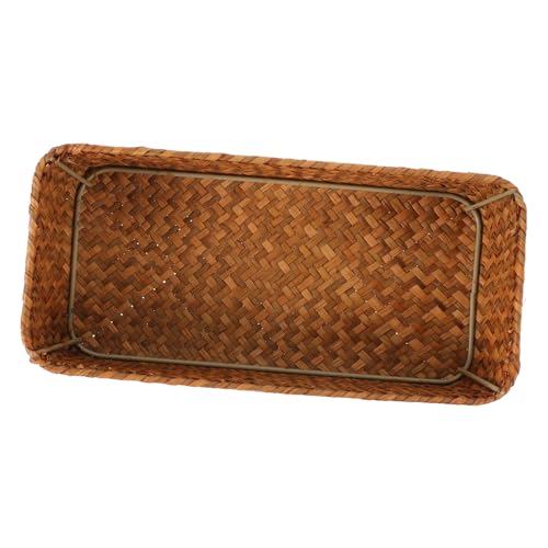 INOOMP Geflochtener Besteckkorb Orange Woven Cutlery Organizer Multifunktionaler Tischkorb zur Aufbewahrung von Besteck Stäbchen und Snacks für Küche und Esszimmer INOOMP Geflochtener Besteckkorb Orange Woven Cutlery Organizer Multifunktionaler Tischkorb zur Aufbewahrung von Besteck Stäbchen und Snacks für Küche und Esszimmer von INOOMP