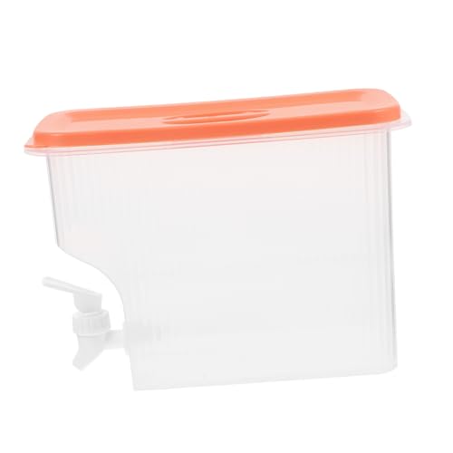 INOOMP Getränkespender mit Eisteebehälter für Partys Bbqs Tragbares Design Transparente für Erfrischende Getränke mit Frischen Früchten Kräutern von INOOMP
