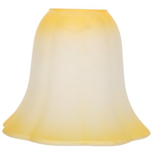 INOOMP Glas Lampenschirm Ersatz Glockenform Lampenzubehör Dekorativer Lampenschirm aus Stabilem Langlebigem Glas für Pendel Tischlampen Schlichte Glatte Oberfläche Augenschonend und von INOOMP