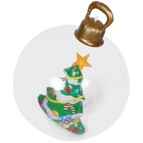 INOOMP Großer Aufblasbarer Weihnachtsball Baum Transparente PVC-deko für Garten Terrasse Vorgarten Schnelle Inflation Vielseitig für Innen Außenbereich Festliche Weihnachtsdekoration INOOMP Großer Aufblasbarer Weihnachtsball Baum Transparente PVC-deko für Garten Terrasse Vorgarten Schnelle Inflation Vielseitig für Innen Außenbereich Festliche Weihnachtsdekoration von INOOMP