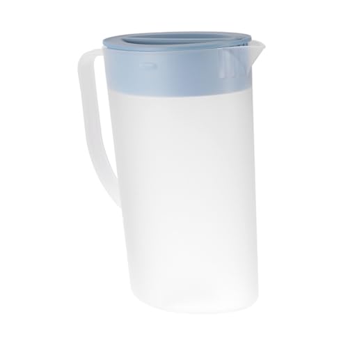 INOOMP Großes Kaltwasser Gefäß für Kühlschrank Langlebiger Leicht zu Reinigender Getränkekrug mit Schlichtem Design für Wasser Eistee Saft und Familiengebrauch INOOMP Großes Kaltwasser Gefäß für Kühlschrank Langlebiger Leicht zu Reinigender Getränkekrug mit Schlichtem Design für Wasser Eistee Saft und Familiengebrauch von INOOMP