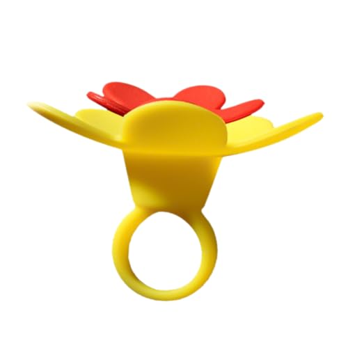 INOOMP Hängevogel Futterspender Ring Handheld Hummingbird Feeder aus Flexiblem für Kreative Fütterungserlebnisse mit Blühenden zur Anlockung von Tragbar von INOOMP