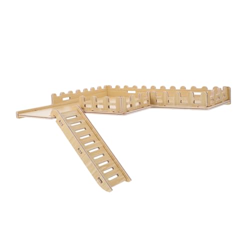 INOOMP Hamster Holzplattform Mit Leiter Und Zaun Stabiler Spielbereich Für Zwerghamster Rennmäuse Und Mäuse Für Kleintiere Und Anregendes Habitat- INOOMP Hamster Holzplattform Mit Leiter Und Zaun Stabiler Spielbereich Für Zwerghamster Rennmäuse Und Mäuse Für Kleintiere Und Anregendes Habitat- von INOOMP