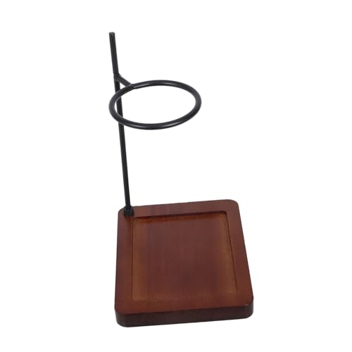 INOOMP Handgebrühter Kaffeeständer Aus Holz Kaffeefilterhalter Übergieß Kaffeehalter Kaffeewerkzeuge Tropfkaffeehalter Ständer Übergieß Kaffeeregal Kaffeefilterhalter von INOOMP