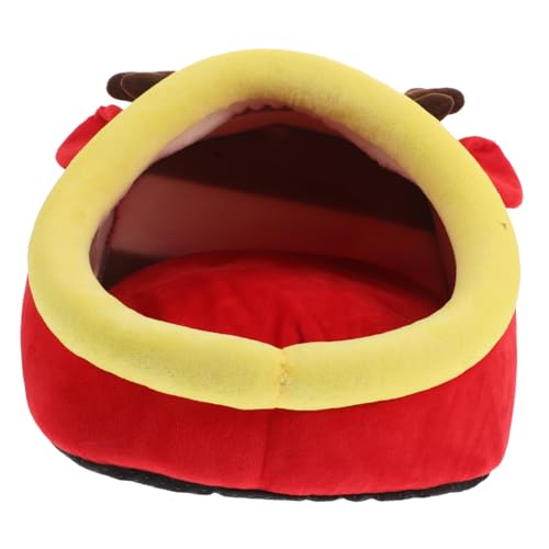 INOOMP Bequemes Kurzkopfgleiternest Stoff-hamsterhaus Warmes Bett Für Kleintiere Modernes Design Leicht Waschbar von INOOMP