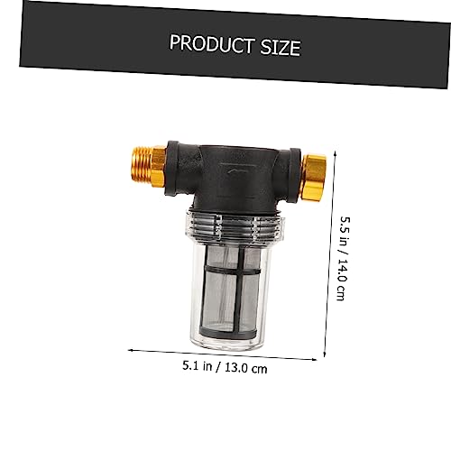 INOOMP Hochdruckreiniger Filter US Standard Mesh Garten Schlauchfilter Sedimentfilter Leicht Langlebig Installieren für Waschgeräte und Gartenschläuche von INOOMP