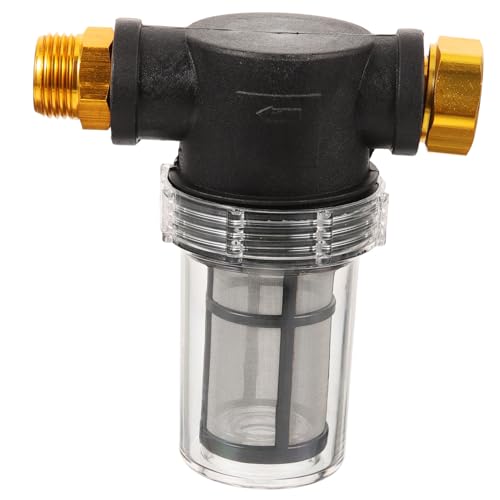 INOOMP Hochdruckreiniger Schlauchfilter US Standard Sedimentfilter Tragbar Langlebig Praktisch für Gartenschlauch Wasserpumpe Schutz Sauberes Wasser von INOOMP