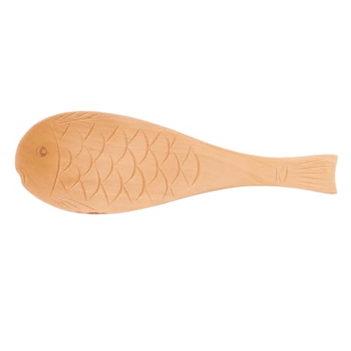 INOOMP Holz Reislöffel Fischförmiger Servierlöffel aus Holz Antihaft Hitzebeständig für Küche und Restaurant Multifunktional als Rührlöffel Sicher und Praktisch von INOOMP