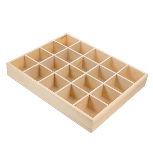 INOOMP Holz organizer mit Fächern Desktop aufbewahrungsbox für Kosmetik und Schmuck Multifunktionale Schubladenbox für Schminktisch und Büro Rustikaler Holzbehälter für Ordentliche INOOMP Holz organizer mit Fächern Desktop aufbewahrungsbox für Kosmetik und Schmuck Multifunktionale Schubladenbox für Schminktisch und Büro Rustikaler Holzbehälter für Ordentliche von INOOMP