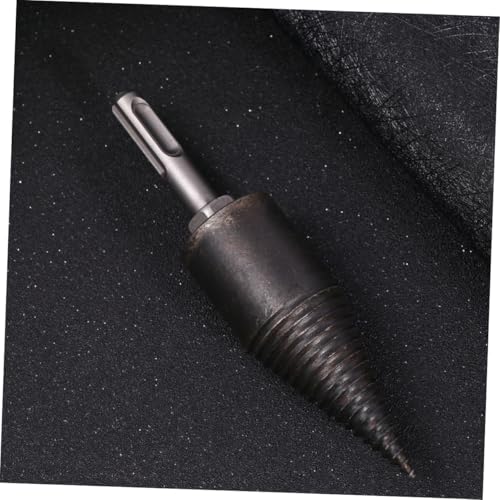 INOOMP Holzspalter Bohrer Dreieckiger Griff Spaltbohrer Brennholzspalter für Bohrmaschine Haushaltsgerät Anti rutsch Hochwertiger Verschleißfester Einfache Installation und Schnelles von INOOMP