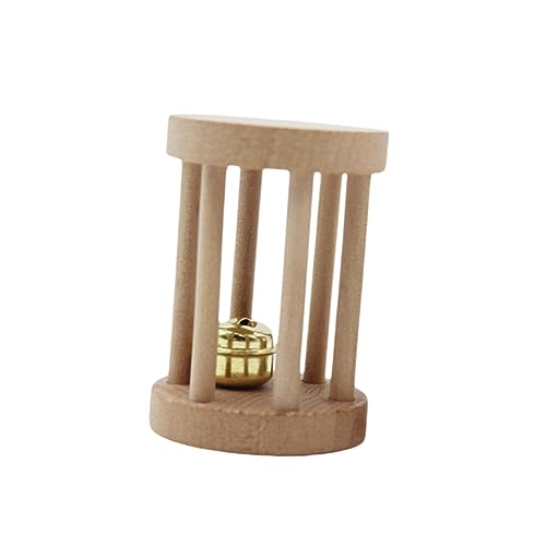 INOOMP Gesundes Aktives Spielen Mini-übungsglocke Aus Holz Für Hamster Und Ratten INOOMP Gesundes Aktives Spielen Mini-übungsglocke Aus Holz Für Hamster Und Ratten von INOOMP