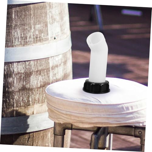 INOOMP IBC Tonfass Anschluss Ventil und Verlängerungsrohr aus Material Auslaufsicherer Wasserabgabeschlauch für IBC Container Vielseitig Einsetzbar für Industrie und Haushalt von INOOMP