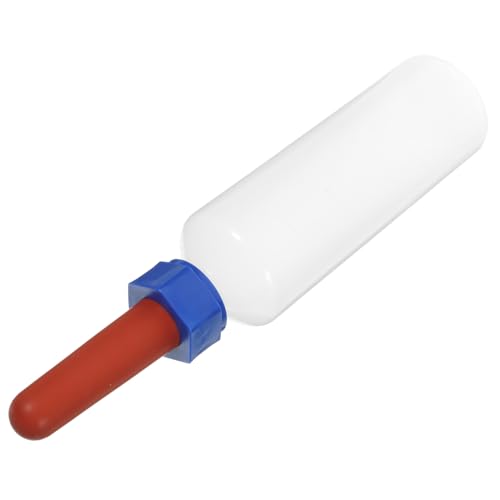 INOOMP Kälber Milchflasche mit Verstärktem Gummi nuckel Bruchsicher und Auslaufsicher Geeignet für Kälber Lämmer Schafe und Rinder Sichere Aufzuchtflasche für Kleine Nutztiere von INOOMP