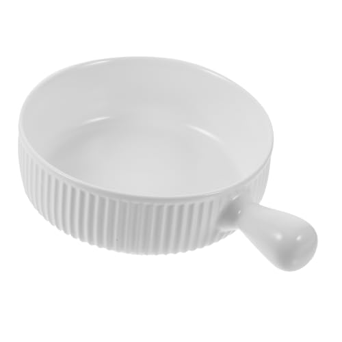 INOOMP Keramik Auflaufform mit Griff Mikrowellengeeignet Hitzebeständig Vielseitige Back Servierschale für Salate Desserts Partys und Bäckerei Lebensmittelecht Glatte Oberfläche INOOMP Keramik Auflaufform mit Griff Mikrowellengeeignet Hitzebeständig Vielseitige Back Servierschale für Salate Desserts Partys und Bäckerei Lebensmittelecht Glatte Oberfläche von INOOMP