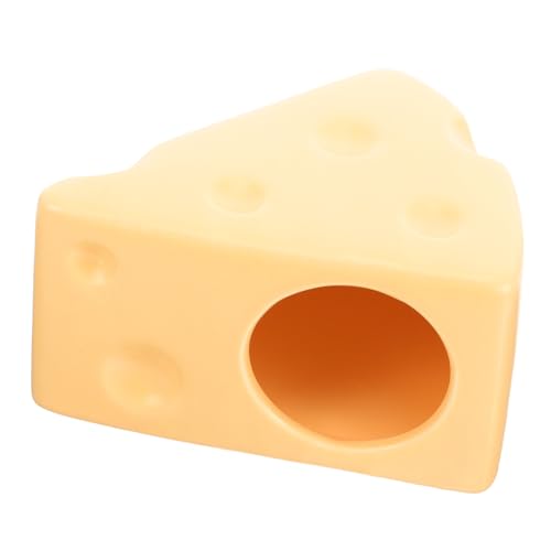 INOOMP Keramik Hamsterhaus Käseform Kühlendes Versteck Kleintier Nest Zwerghamster Schlafhaus mit Glatter Oberfläche für Einfache Reinigung und Angenehme Zufällige Farbe INOOMP Keramik Hamsterhaus Käseform Kühlendes Versteck Kleintier Nest Zwerghamster Schlafhaus mit Glatter Oberfläche für Einfache Reinigung und Angenehme Zufällige Farbe von INOOMP