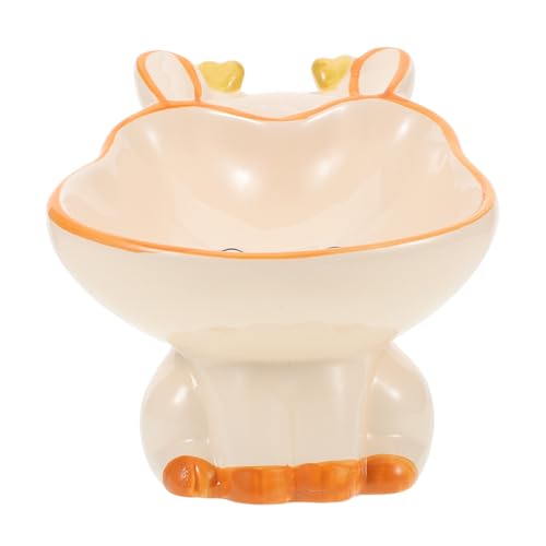 INOOMP Keramik-Katzennapf: Großer Wasser- und Futternapf für Haustiere, Hunde- und Katzenfutternapf – Gekippter Futter- und Wassernapf aus Porzellan für kleine Hunde und Kätzchen INOOMP Keramik-Katzennapf: Großer Wasser- und Futternapf für Haustiere, Hunde- und Katzenfutternapf – Gekippter Futter- und Wassernapf aus Porzellan für kleine Hunde und Kätzchen von INOOMP