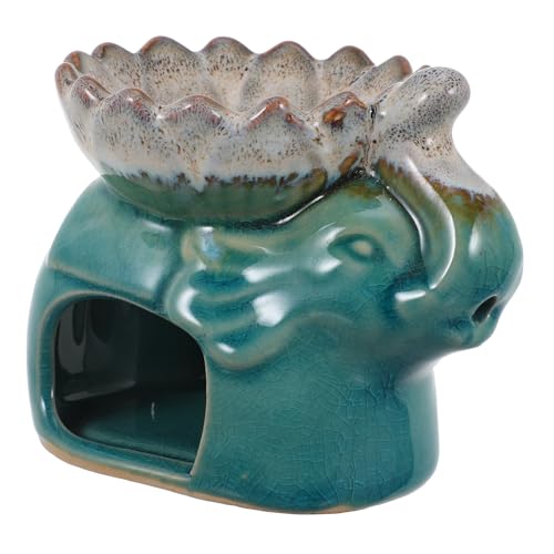 INOOMP Keramischer Lotus Elefant Aromatherapie Aroma Diffusor Duftlampe Desktop Ornament Feine Verarbeitung Für Schlafzimmer Büro Sauna INOOMP Keramischer Lotus Elefant Aromatherapie Aroma Diffusor Duftlampe Desktop Ornament Feine Verarbeitung Für Schlafzimmer Büro Sauna von INOOMP