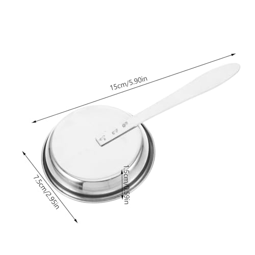 INOOMP Kerzenlöscher mit Langem Griff Edelstahl Dochtlöscher mit Breitem Kopf zum Sicheren und Einfachen Löschen von Duftkerzen Teelichtern und Aromatherapie Kerzen Praktisches von INOOMP