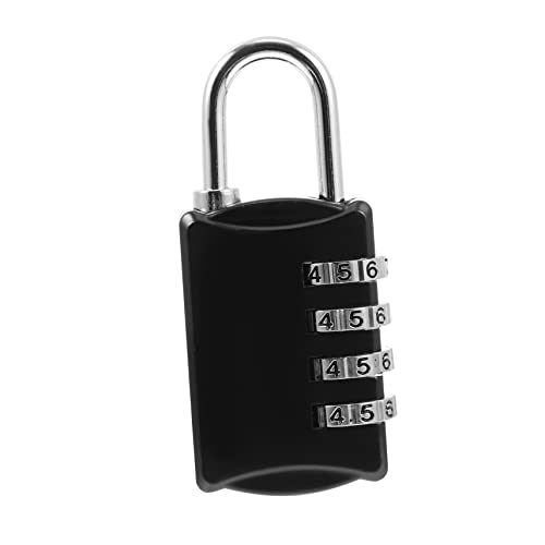 INOOMP Kombinationsvorhängeschloss Stellig aus Zinklegierung für Fitnessstudio Taschen Werkzeugkoffer Sicheres Zahlenschloss mit Individuellem Code Kompakt und Tragbar für Gym Locker und von INOOMP