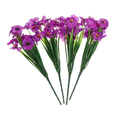 INOOMP Künstliche Violette Blumen Realistische Gefälschte Blumenarrangements für Wohnraumdekoration DIY Fotorequisiten ohne Pflegebedarf INOOMP Künstliche Violette Blumen Realistische Gefälschte Blumenarrangements für Wohnraumdekoration DIY Fotorequisiten ohne Pflegebedarf von INOOMP