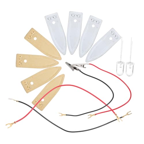 INOOMP Kupfer Elektrodenstreifen Stabile Anodenplatten für Fruchtexperimente und Elektroplattierung Lernmaterial für Schüler Robustes Experimentiermaterial von INOOMP