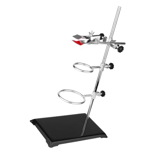 INOOMP Labor stativ aus Stabilem Eisen mit Klemmfunktion Tragbarer Laborhalter für Reagenzgläser und Trichter Einfach Montierbares Laborgerät für Chemische Experimente INOOMP Labor stativ aus Stabilem Eisen mit Klemmfunktion Tragbarer Laborhalter für Reagenzgläser und Trichter Einfach Montierbares Laborgerät für Chemische Experimente von INOOMP