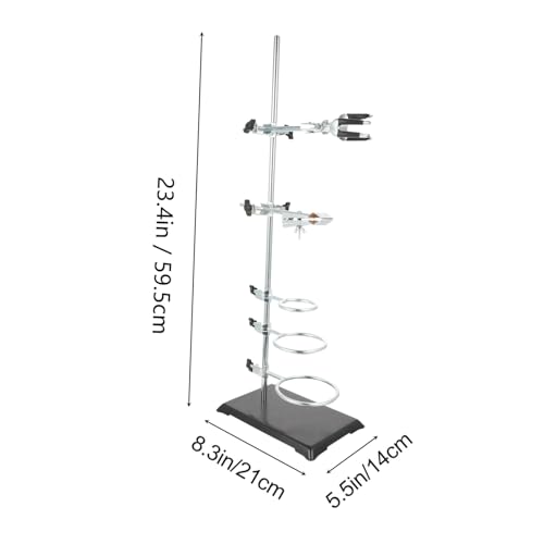 INOOMP Laboratory Iron Stand Metall Instrumentenhalter Stabil für Physik Chemie Experimente für Laborgeräte Unterstützung INOOMP Laboratory Iron Stand Metall Instrumentenhalter Stabil für Physik Chemie Experimente für Laborgeräte Unterstützung von INOOMP