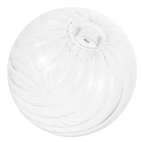 INOOMP Lampenschirm Ersatz Dekorative Transparente Pendelleuchte Abdeckung Moderner Runder Lampenschirm für Wohnzimmer Schlafzimmer Flur Einfache Installation Vielseitig Einsetzbar von INOOMP