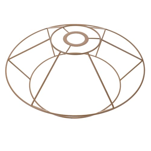 INOOMP Lampshade Frame Metall DIY Lampenschirm Gestell Handgefertigt Vielseitig für Tisch Deckenleuchten Wohnzimmer Schlafzimmer Arbeitszimmer Zubehör von INOOMP