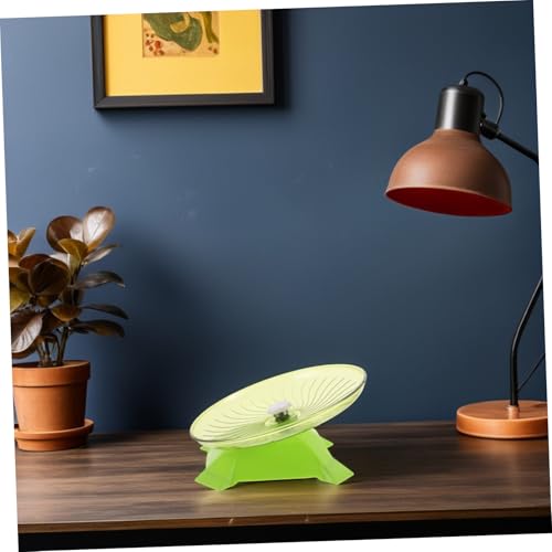 INOOMP Leises Hamsterrad mit Doppelachse für Zwerghamster Mäuse und Igel Geräuscharmes Laufrad mit Stabilem Stand für Sanftes Training Kleiner Kleintiere Saucer-Design Geräuschloser INOOMP Leises Hamsterrad mit Doppelachse für Zwerghamster Mäuse und Igel Geräuscharmes Laufrad mit Stabilem Stand für Sanftes Training Kleiner Kleintiere Saucer-Design Geräuschloser von INOOMP