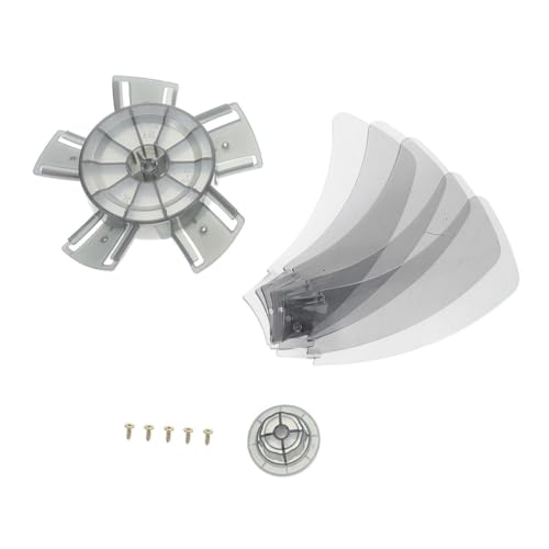 INOOMP Lüfterblatt Ersatz für Standventilator Wandventilator Tischventilator Dicke Kunststoffklingen Geräuscharm Starke Luftzirkulation Inkl Schrauben und Mutter Vielseitig Kompatibel von INOOMP