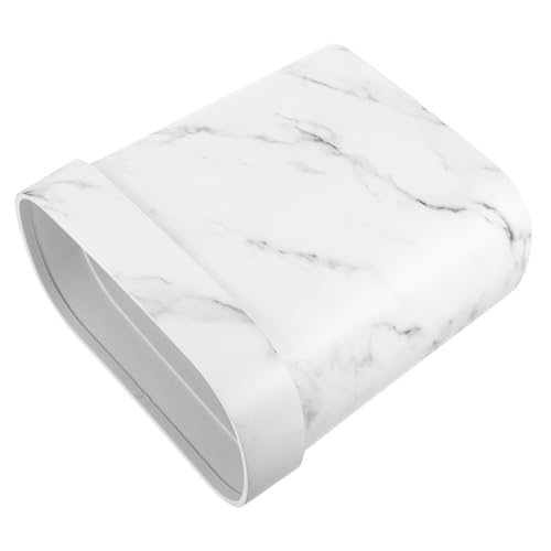 INOOMP Marble Pattern Mülleimer Oval Ohne Deckel Kunststoff Abfalleimer Fleckenresistent Für Badezimmer Schlafzimmer Hotel Küche INOOMP Marble Pattern Mülleimer Oval Ohne Deckel Kunststoff Abfalleimer Fleckenresistent Für Badezimmer Schlafzimmer Hotel Küche von INOOMP