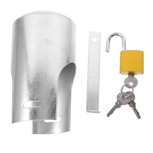 INOOMP Mehrzweck Outdoor Wasserhahn Schloss aus Robustem Eisen Große Öffnung für Kompatible Außenwasserhähne Abschließbares Sicherheitsventil zum Schutz vor Unbefugtem Zugriff und von INOOMP