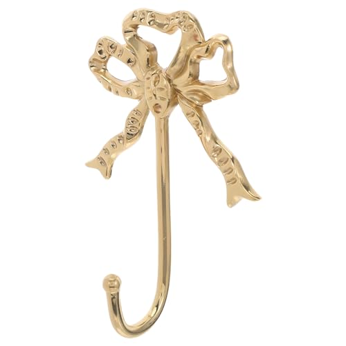 INOOMP Messing-Bogen-Wandhaken Schleifen-Kleiderhaken Vintage-Garderobe Taschehalter Vorhanghalter für Küche Bad Schlafzimmer INOOMP Messing-Bogen-Wandhaken Schleifen-Kleiderhaken Vintage-Garderobe Taschehalter Vorhanghalter für Küche Bad Schlafzimmer von INOOMP