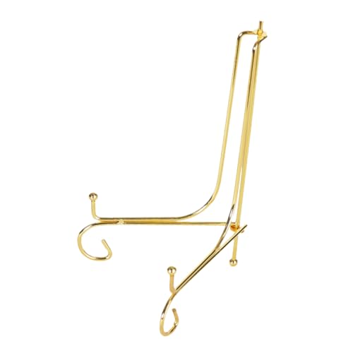 INOOMP Metallständer für Teller Uhren Eleganter Display Rack für Fotos Kunstwerke Dekoration im Home Office Stabiler Halter für Sammlerstücke und INOOMP Metallständer für Teller Uhren Eleganter Display Rack für Fotos Kunstwerke Dekoration im Home Office Stabiler Halter für Sammlerstücke und von INOOMP